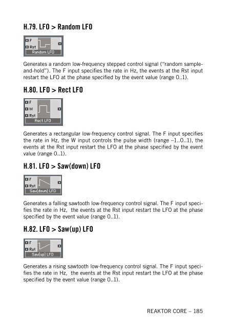 1. First steps in Reaktor Core - Native Instruments