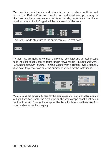 1. First steps in Reaktor Core - Native Instruments