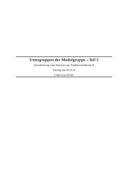 Untergruppen der Modulgruppe – Teil 2