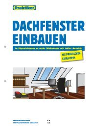 dachfenster einbauen - Praktiker