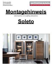 Soleto Montagehinweis - Wöstmann