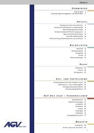 und Fortbildung Magazin AGV Bau Saar – Verbandsleben Inhalt