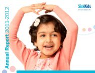 Download the Annual Report - SickKids Foundation