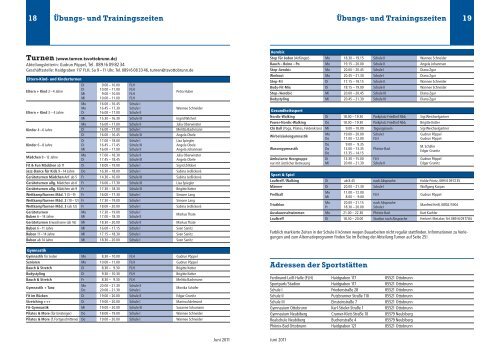 TSV-Report 2011-2_Ottobrunn - TSV Ottobrunn eV