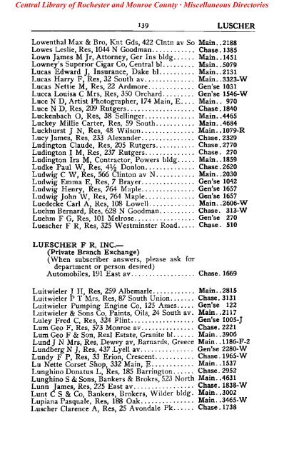 bell telephone directory rochester - Monroe County Library System