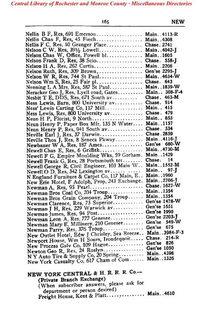 bell telephone directory rochester - Monroe County Library System