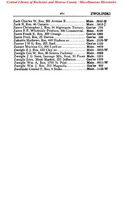 bell telephone directory rochester - Monroe County Library System