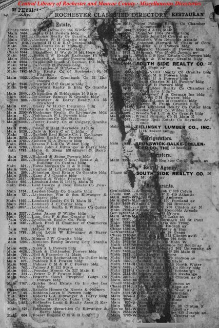 bell telephone directory rochester - Monroe County Library System