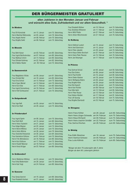 Amtsblatt der Gemeinde Heidesee