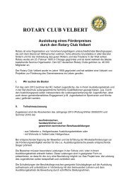 ROTARY CLUB VELBERT