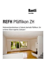 REFH Pfäffikon ZH - Bantli Architektur