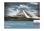 First Quarter 2012 results