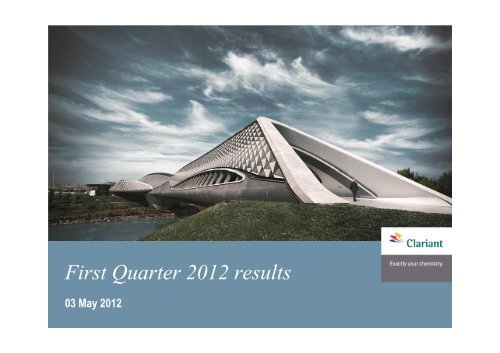 First Quarter 2012 results