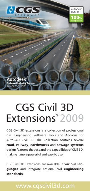 Civil 3D Extensions 2009 ver5... - CAD PARTNER Gmbh
