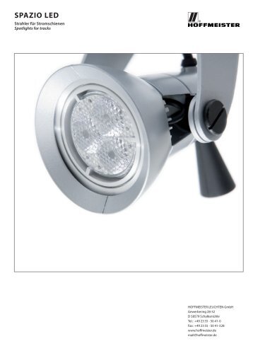 SPAZIO LED - Hoffmeister Leuchten GmbH.