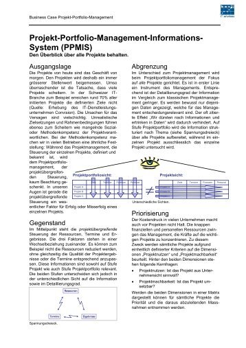 Projekt-Portfolio-Management-Informations- System ... - bwv its GmbH