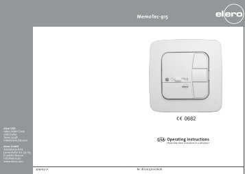 MemoTec-915 USA - Elero USA