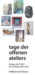 tage der offenen  ateliers - Stadt Hofheim am Taunus