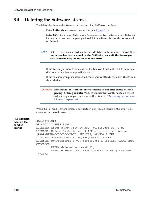 Software Installation and Licensing ... - Comtech EF Data