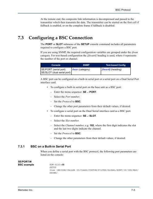 Legacy Data System Reference - Comtech EF Data