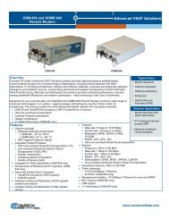 Advanced VSAT Solutions ODM-840 and ODMR ... - Comtech EF Data