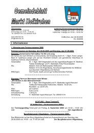 I. Informationen - in Hofkirchen