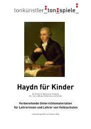 Haydn für Kinder - Tonkünstler