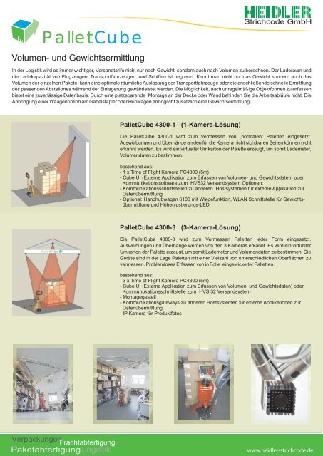 Information PalletCube - Heidler Strichcode GmbH