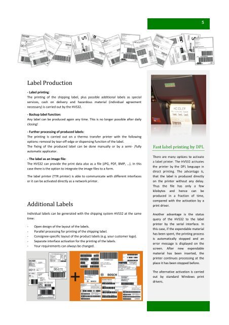 HVS32 Information folder - Heidler Strichcode GmbH