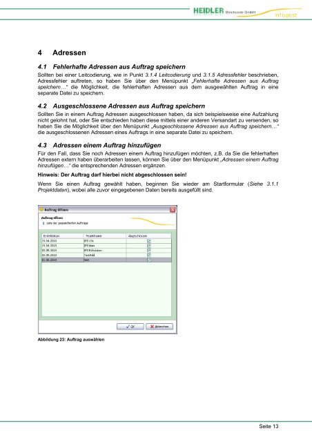 HVS Infopost - Heidler Strichcode GmbH