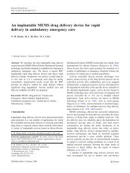 An implantable MEMS drug delivery device for rapid delivery ... - ECE