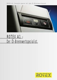 ROTEX A1 - Der Ã–l-Brennwertspezialist. - Haustechnik Moll