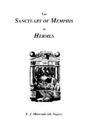 SANCTUARY OF MEMPHIS HERMES - Ordo Fratres Lucis