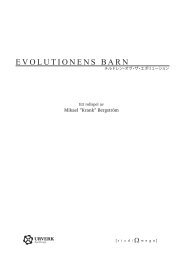 EVOLUTIONENS BARN