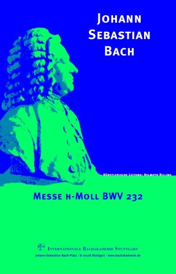 Johann Sebastian Bach - Festivalensemble Stuttgart