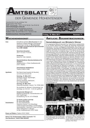 MTSBLATT - Hohentengen