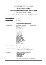 Protokoll Gemeindevertretung vom 02.04.2009 - Hohenlockstedt
