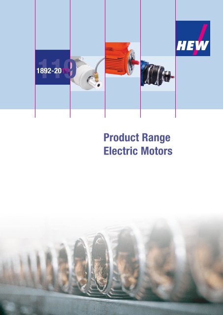 Product Range Electric Motors - hew-hf.de
