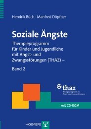 Soziale Ängste - Hogrefe