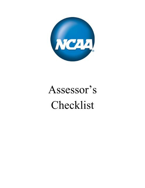 NCAA Wrestling Weight Management Program For 2011 - NAIA