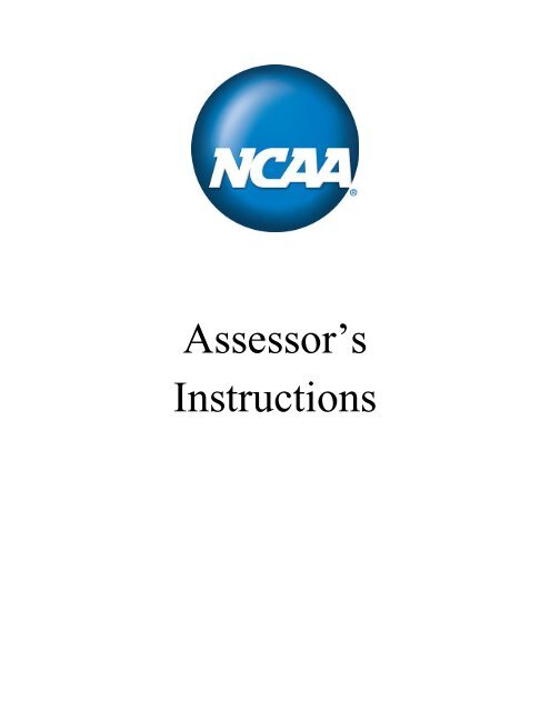 NCAA Wrestling Weight Management Program For 2011 - NAIA
