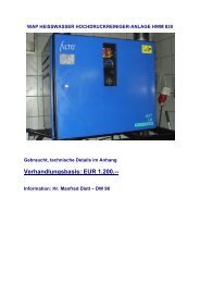 WAP HWM 830 Hochdruckreiniger-Anlage - MOLL-MOTOR