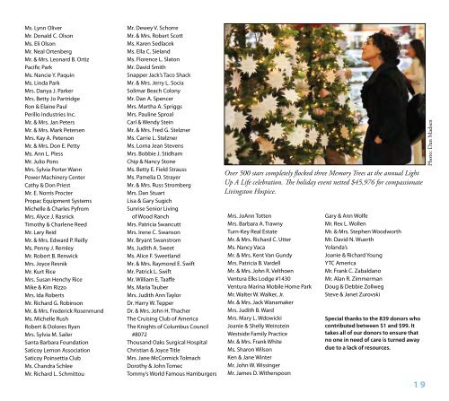 2011 annual report - Livingston Memorial Visiting Nurses Association