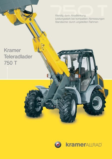 Kramer Teleradlader 750 T