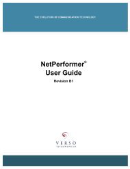 NetPerformer User Guide