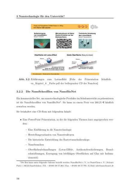 Nanotechnologie in der Schule - Prof. Dr. Thomas Wilhelm