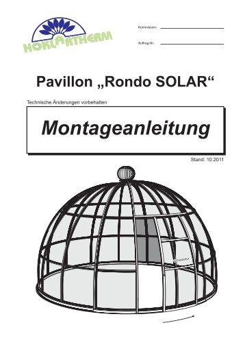 Pavillon Solar(PDF) - Hoklartherm