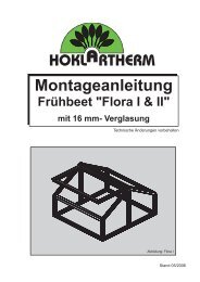 Flora I-II (PDF) - Hoklartherm