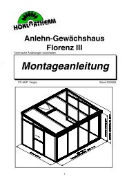 Florenz III PC-HKP Verglaung (PDF) - Hoklartherm