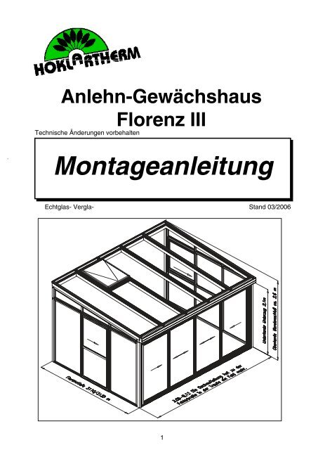 Florenz III Echtverglasung (PDF) - Hoklartherm
